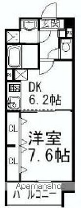 メゾン・ラ・マージュ[1DK/35.54m2]の間取図