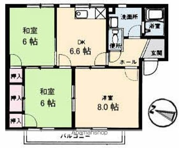 フレグランス笑迫 C棟の間取り写真