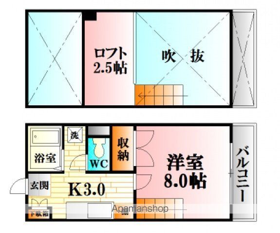 レジデンス山岡の間取り写真