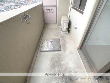 ツイン・ハーモニー道後Ⅱ[1DK/28.45m2]のバルコニー