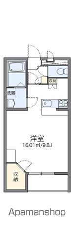 レオパレスカメリアIIの間取り写真