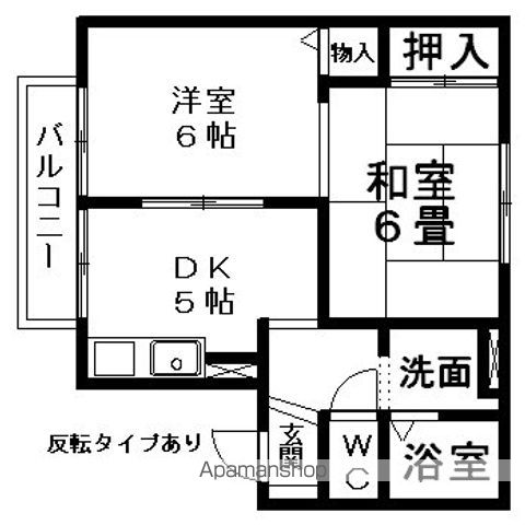 【千葉市中央区葛城のアパートの間取り】