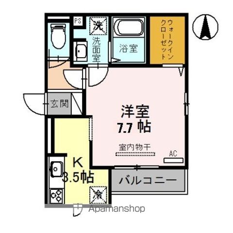 ソシュールの間取り写真