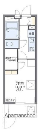 レオパレス東希望が丘[1K/19.87m2]の間取図