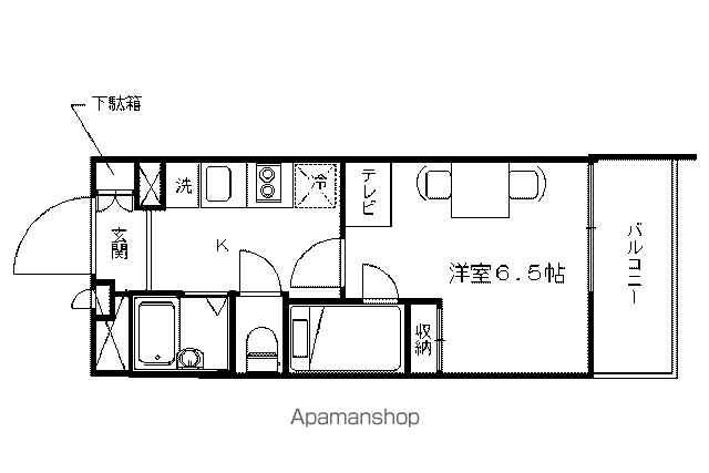 レオパレス西ノ京円町の間取り写真