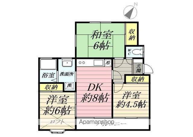 グリーンルーフ湘南の間取り写真