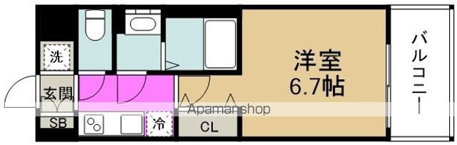 ALIVIS福島海老江の間取り写真