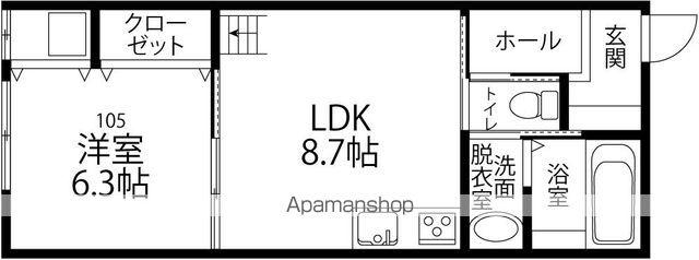 カモミールの間取り写真