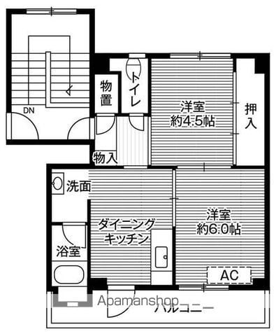 ビレッジハウス中新田1号棟の間取り写真