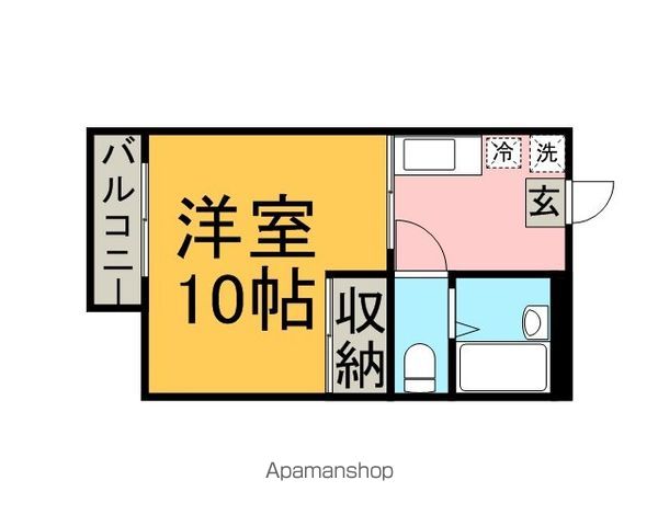 レオパレス二日市中央の間取り写真