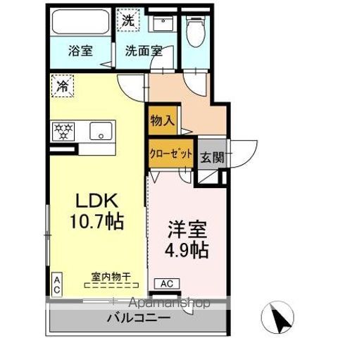 リベラマーロⅤの間取り