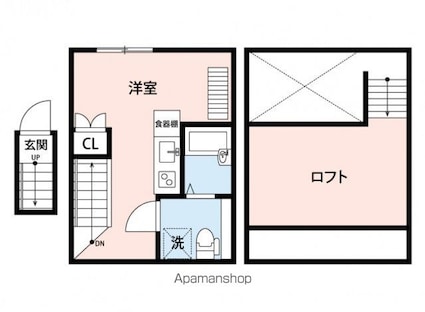 東京都杉並区高井戸東３丁目[1R/16.02m2]の間取図