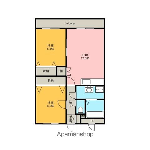 マンションロータスの間取り写真