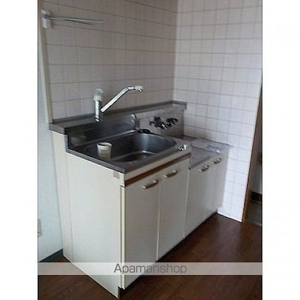 広島県広島市佐伯区五日市１丁目[1K/25.6m2]のキッチン