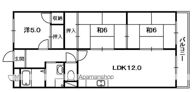 BELONG枚方東1番館の間取り写真