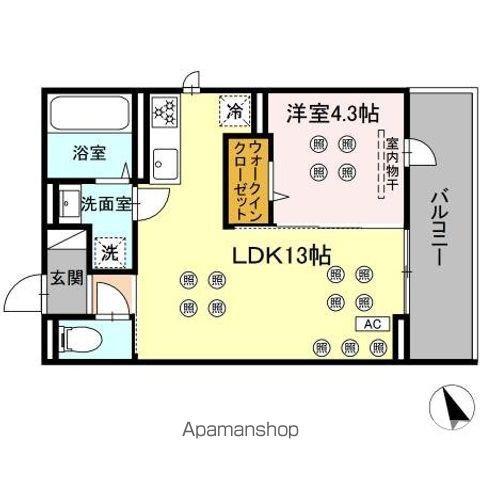 DーROOM 小郡の間取り写真