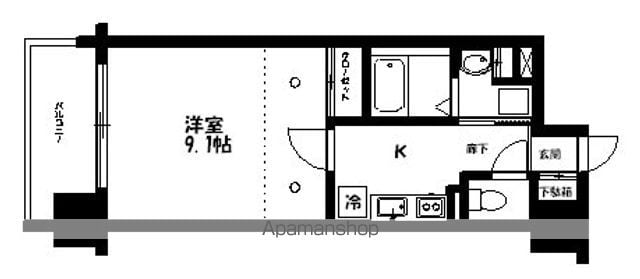 レジディア榴岡 ウエスト棟の間取り写真