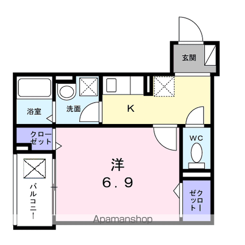 ヒカルサ京都伏見深草の間取り写真