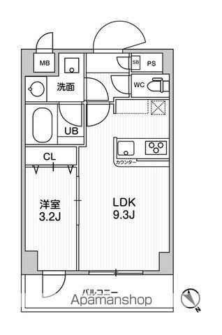 ドゥーエ曳舟の間取り