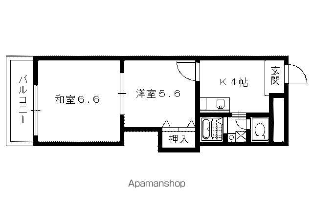ソレイユ北山の間取り写真