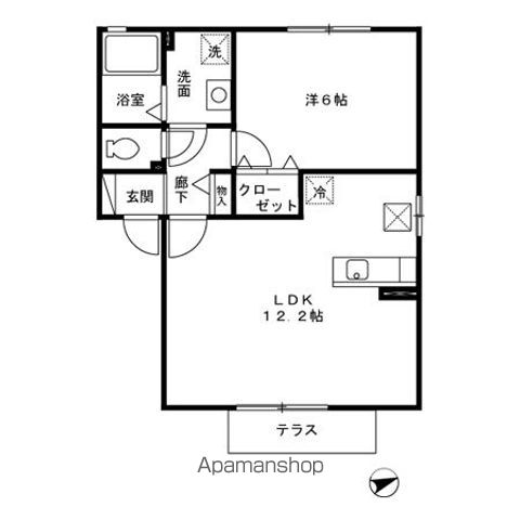 フルリール和白の間取り