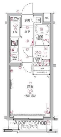 クオリタス護国寺の間取り