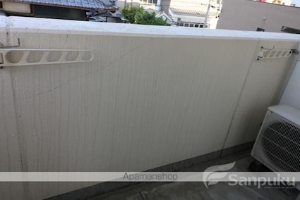 耶麻田ビル２号館[1R/26.32m2]のバルコニー