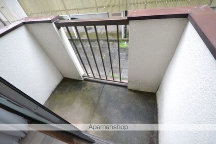 花の街ハイツＣ[2DK/38m2]のバルコニー