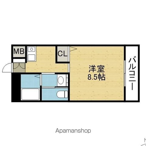 宝ハイツの間取り写真