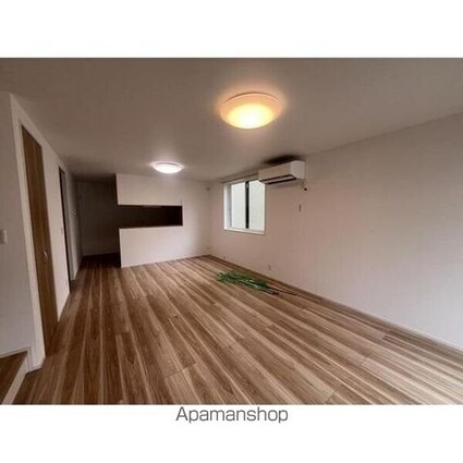 新宿区市谷山伏町戸建　Ｃ棟[3LDK/93.57m2]のリビング・居間2