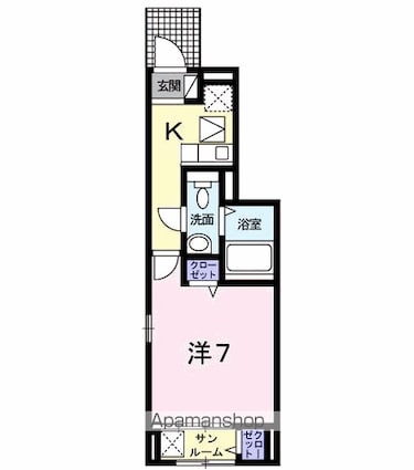 エンジョイ[1K/27.29m2]の間取図