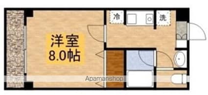 東京都三鷹市井の頭１丁目[1K/26m2]の間取図