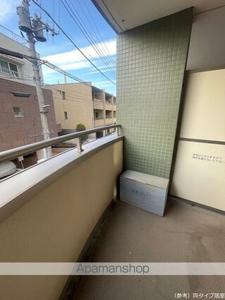 東京都目黒区目黒１丁目[1K/22.41m2]のバルコニー