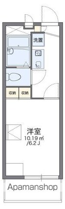 レオパレス湯島[1K/19.87m2]の間取図