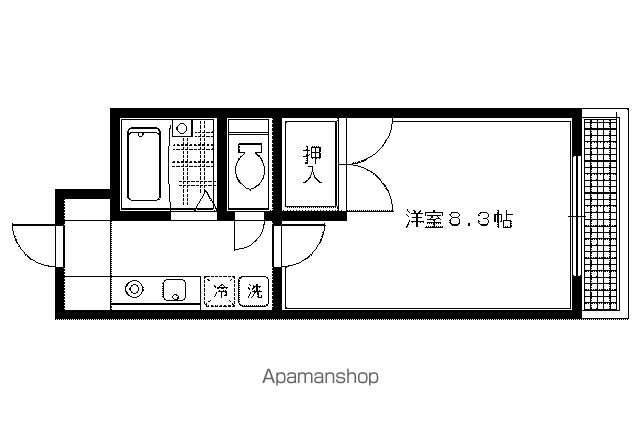 K’S北白川の間取り写真