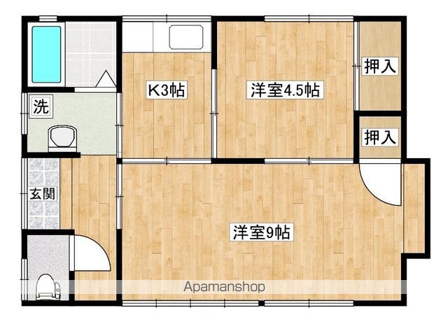 長峯貸家の間取り写真