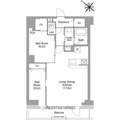 コンフォリア・リヴ豊洲キャナルの間取り