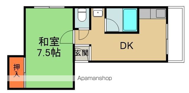 フリーディオ御堂の間取り写真