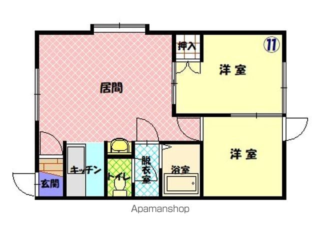 ソシアIIBの間取り写真