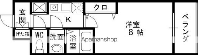ONE ROOF FLAT TENJINBASHIの間取り写真