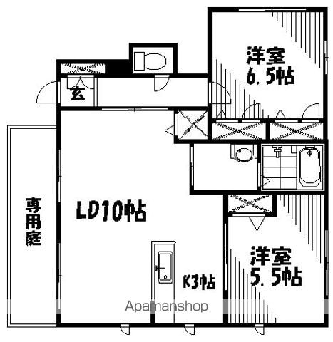 ウィンベル吉山 A棟の間取り写真