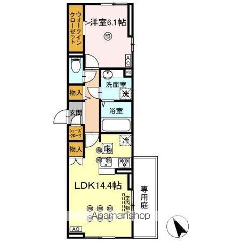 ＤーＲＯＯＭ香椎駅東の間取り