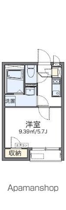 レオネクストプランドール多摩川[1K/20.08m2]の間取図