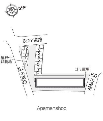 レオパレスOPTIM安満の玄関写真