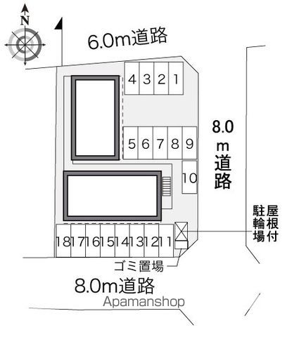 レオパレスＶＩＧＯＲ 104 ｜ 岐阜県岐阜市西川手５丁目95（賃貸アパート1K・1階・23.18㎡） その14