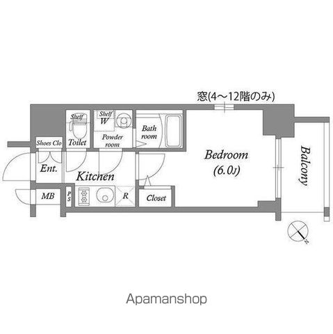 【エスリード大阪城テラスの間取り】