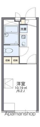 レオパレスフランボワーズ　Ａ[1K/19.87m2]の間取図
