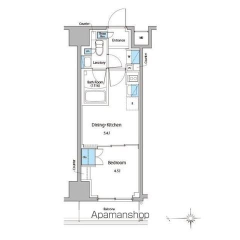 【ルフォンプログレ門前仲町マークスの間取り】