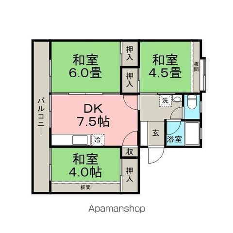 【山文ビル（ヤマブンビル）の間取り】