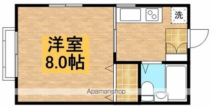 エステートピア貫井北町[1K/23.18m2]の間取図